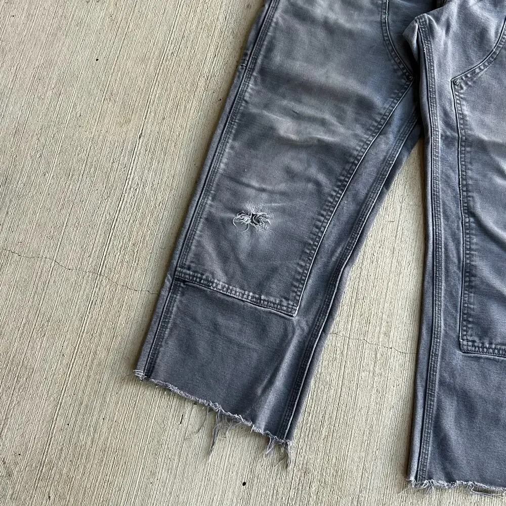 Carhartt B136 GVL gray double knee work wear carpenter pants